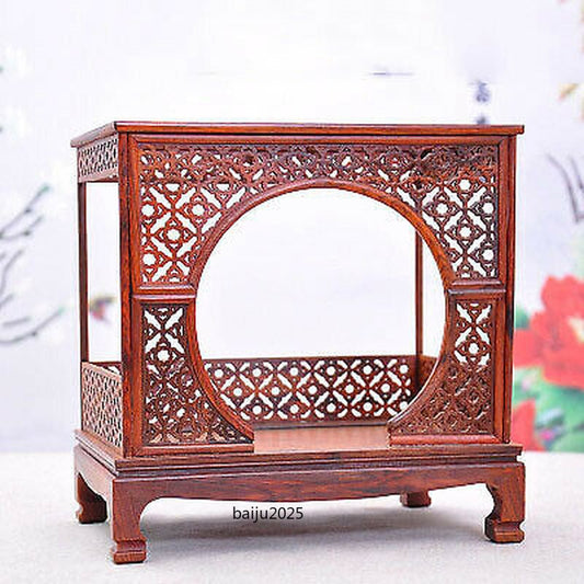 Chinese Antique Mini Furniture Model Wood Carving Wood Dollhouse Decoration