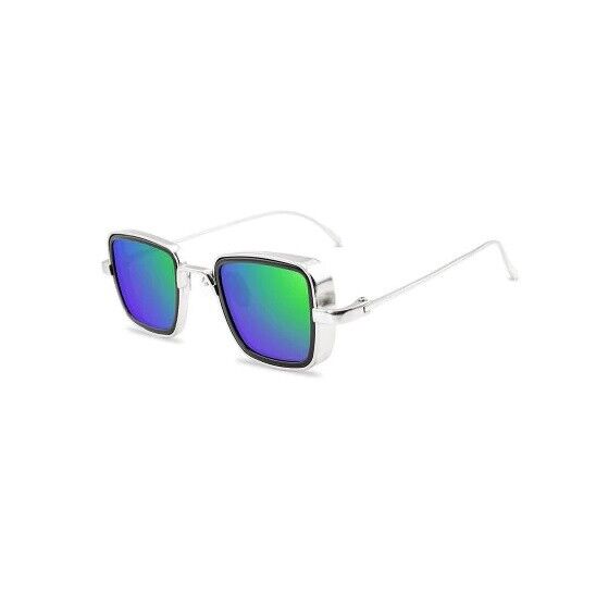 Vintage Steampunk Sunglasses Men Retro Metal Square Eyewear Trendy Women Shades