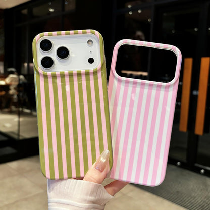 Magnetic for Iphone 17 Pro Max Case Striped Phone Case Cute Women Girly Trendy C
