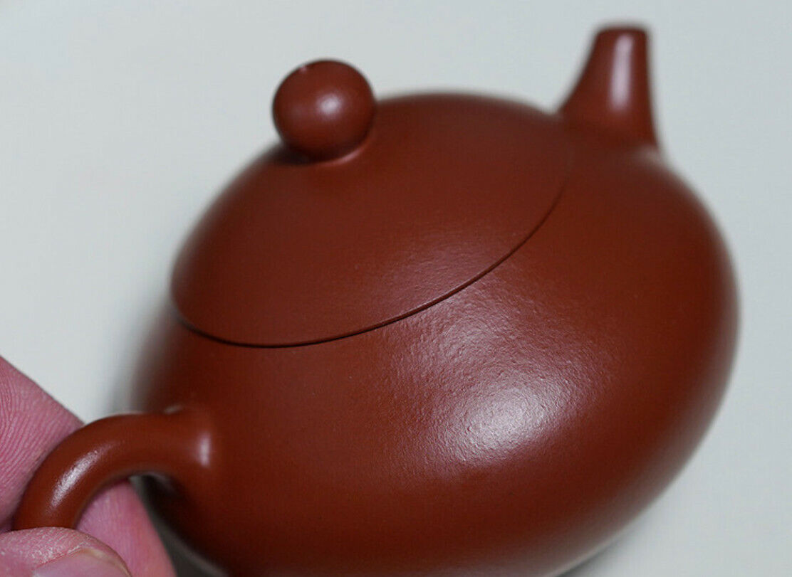 80cc chinese Yixing Handmade Zisha teapot Zhuni little WenDan Gongfu Hu Tea Pot