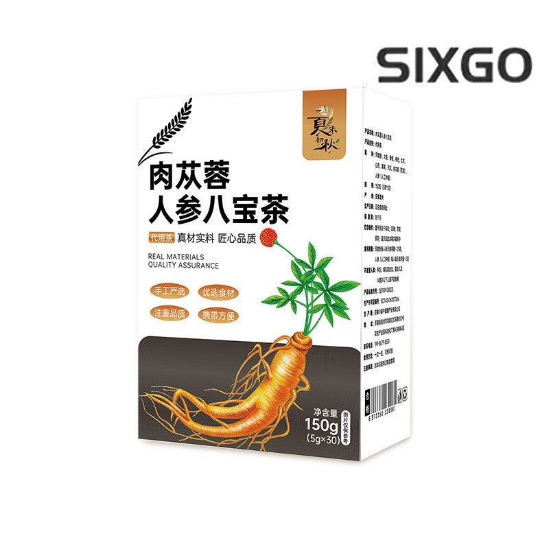 150g Cistanche Ginseng Eight Treasures Tea Health-preserving Tea Herbal Tea
