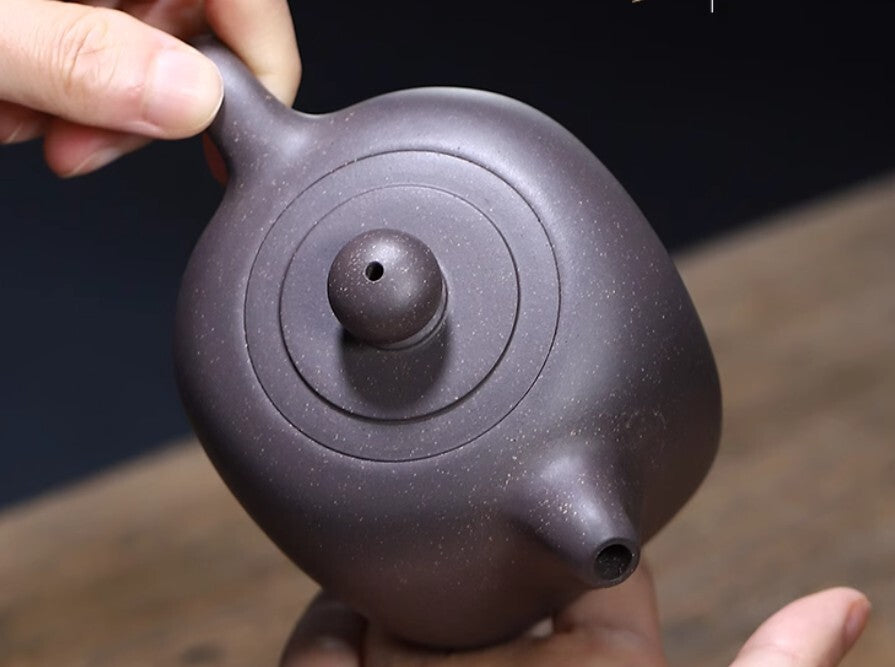 300cc chinese Yixing Handmade Zisha teapot qinghuini ZiZai Gongfu Hu Tea Pot