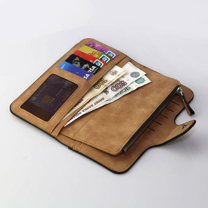 Soft Leather Wallet Purse Coins Pocket Card Holder Money Bags Long Lady Clutch
