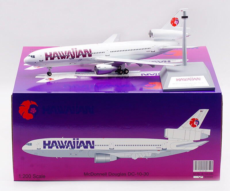 1:200 28CM B-Models HAWAiiAN MCDONNELL DOUGLAS DC-10-30 Airplane Diecast Model