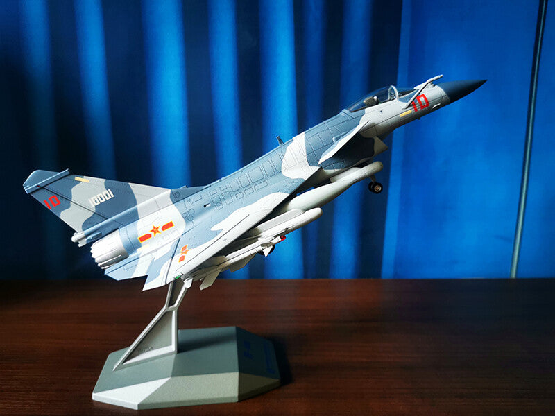 1:48 36CM AVIC China J-10B Fighter Jet Plane Diecast Military Aircraft Model