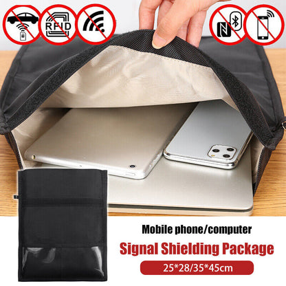 Faraday Mobile Phone Blocker Bag RFID RF Signal Blocker Shielding Safe Pouch bag