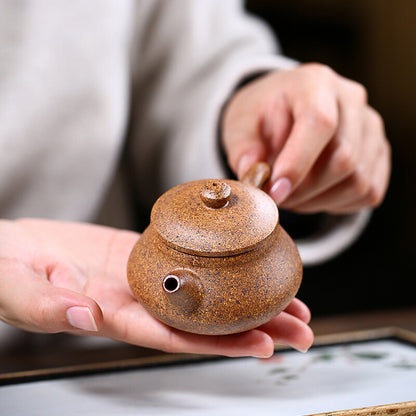 Chinese Tea Pot Real Yixing Zisha Teapot Duan Clay Pan Pot Marked Handmade Pots