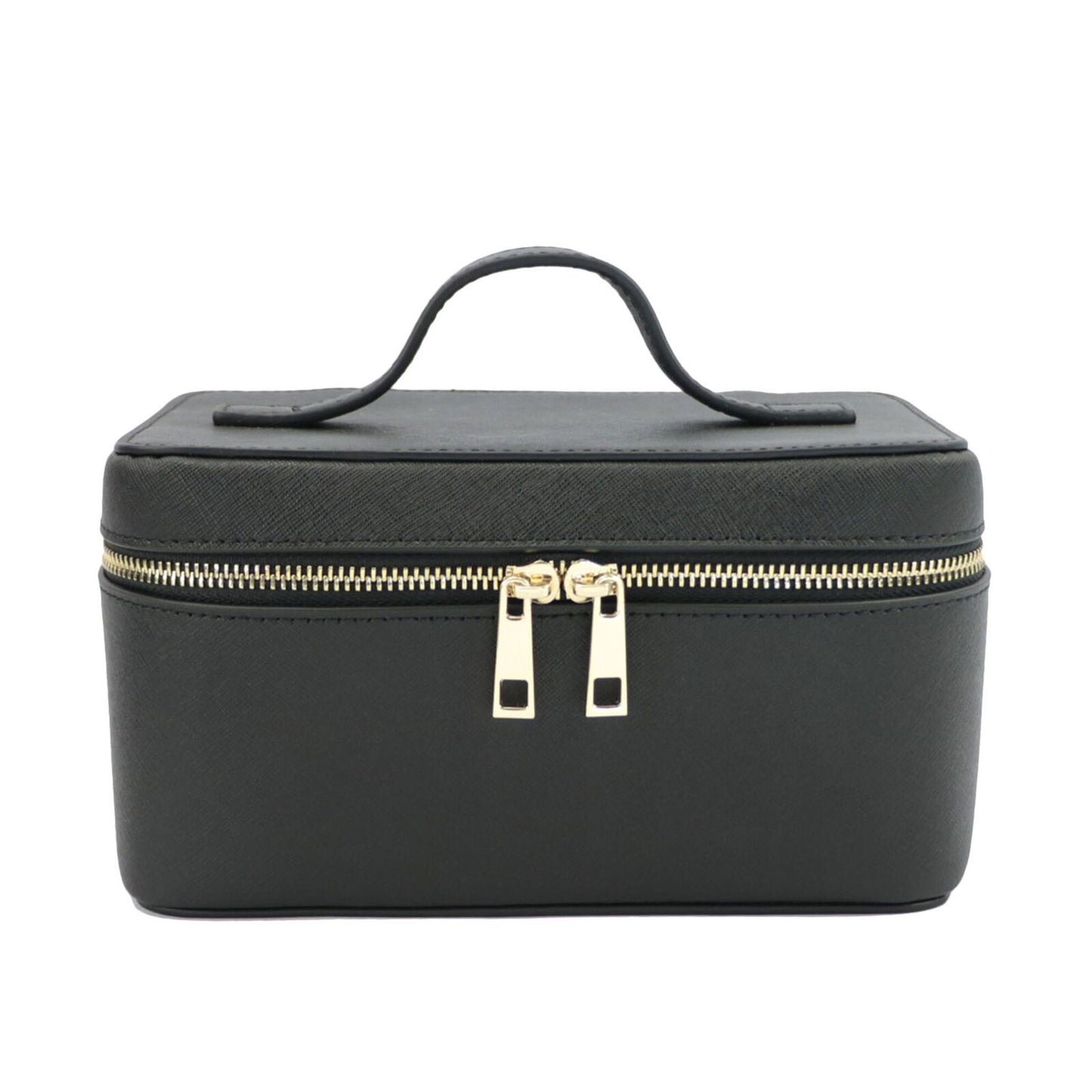 Leather Travel Case Bag Portable Hanging Makeup Organizer Cosmetic Bag For Women