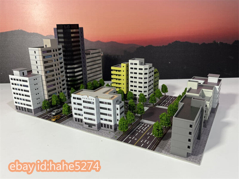 1/300 Morden Building Model Street Road Model Scene Photography Scene Set
