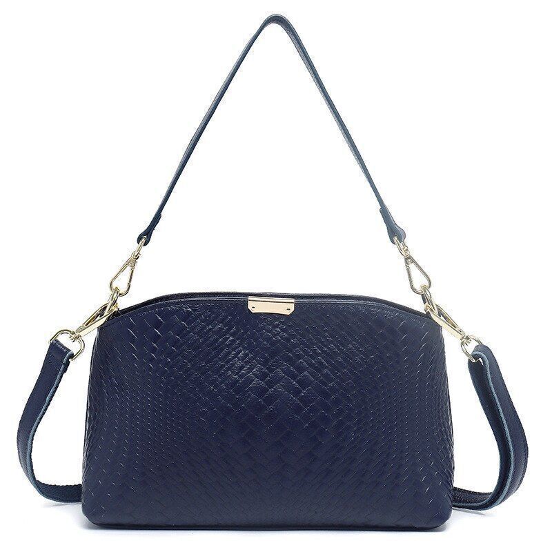 Luxury Artificial Leather Shoulder Bag Messenger Cotton Crossbody Shell Blue Red