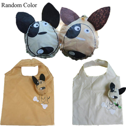 Cute Travel Foldable Handbag Grocery Tote Storage Reusable Animal Shopping Bags*