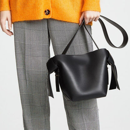 Women Shoulder Bags Handbags Tote Pu Leather Crossbody Bag Casual Buckets