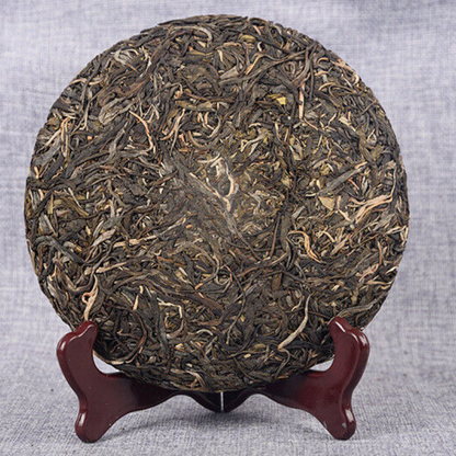 357g Yunnan Cake Tea Beneficial Health Tea Organic GreenYiwu Spring Tea-