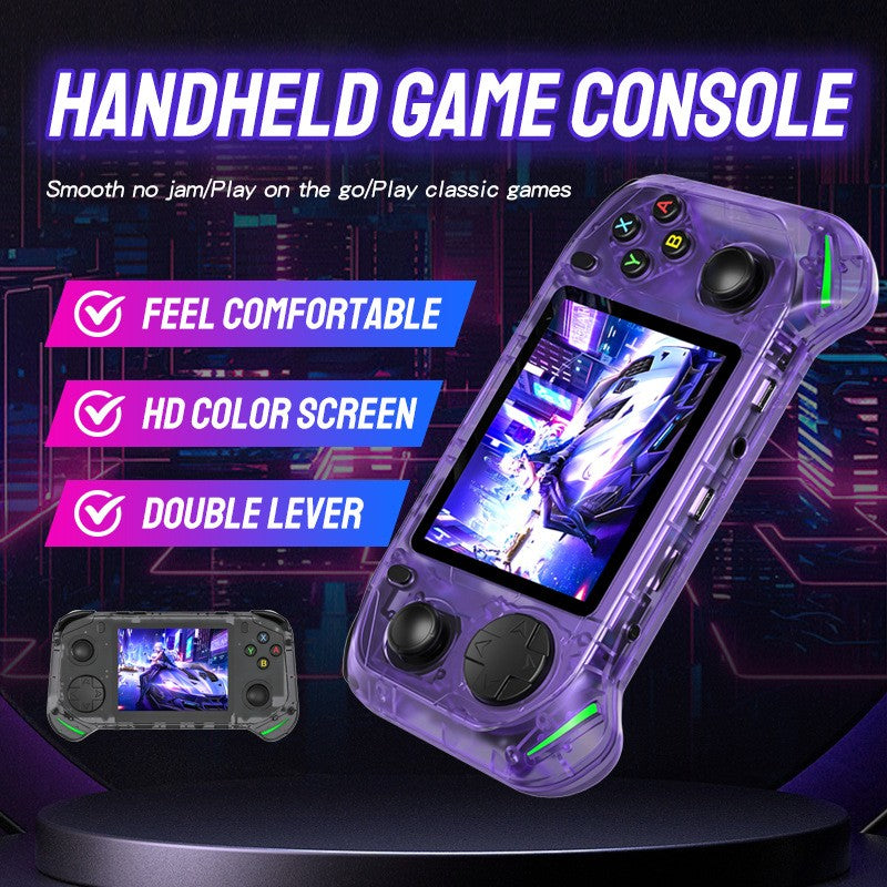 RX6H Handheld Game Console with 64G-128G, Open Source Linux System 3.5 inch