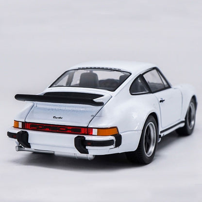 1/24 1974 Porsche 911 Turbo 3.0 Model Car Metal Diecast Vehicle Collection White