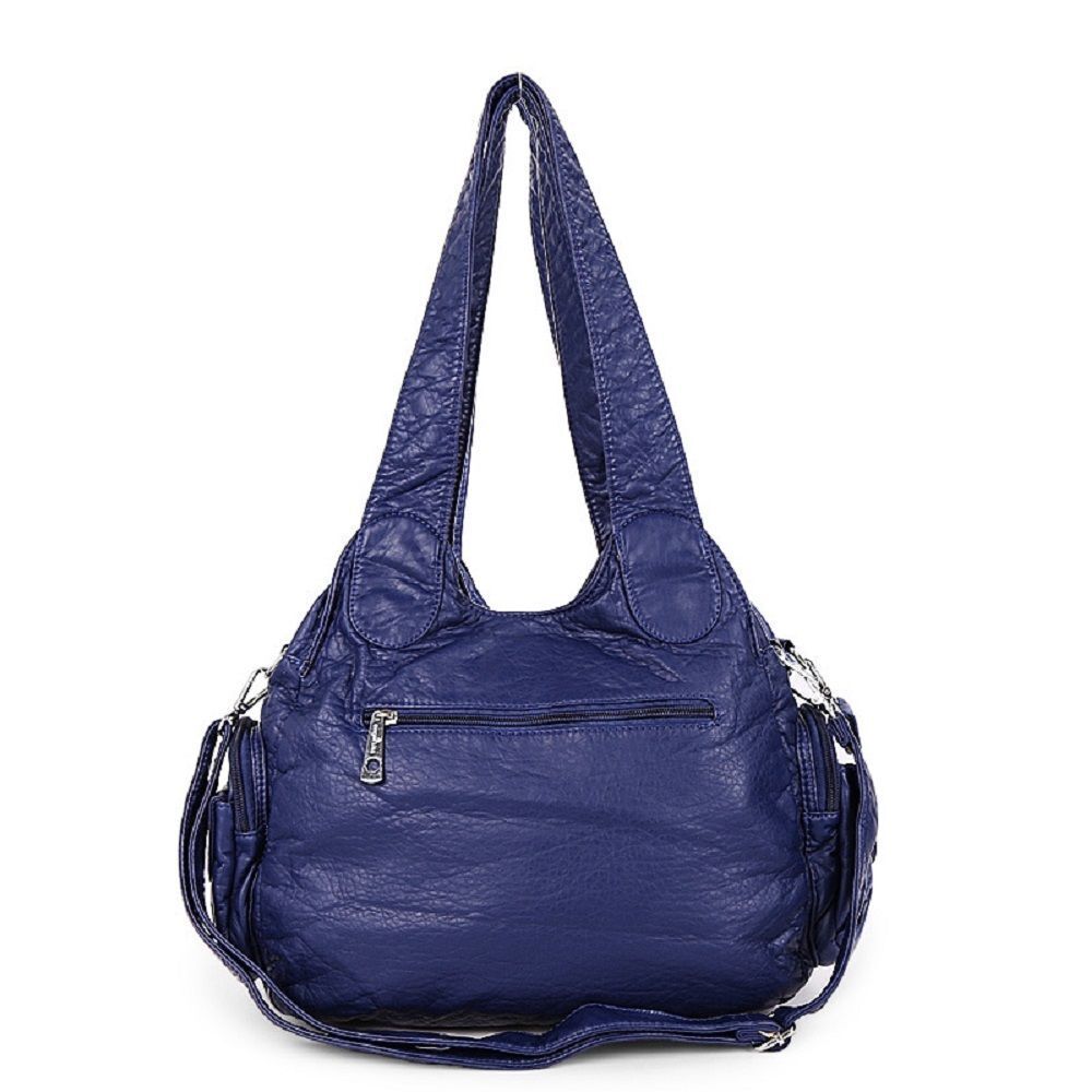 Handbags Shoulder Bags Synthetic Leather Satchel Purse Traveling Bag Polyester