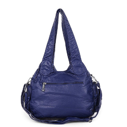 Handbags Shoulder Bags Synthetic Leather Satchel Purse Traveling Bag Polyester