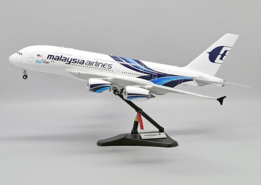 1:200 37CM JC Wings Malaysia Airlines AIRBUS A380 Passenger Plane Diecast Model