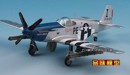 1/72 World War II US P-51B P51 Mustang Fighter Ground Attack Model