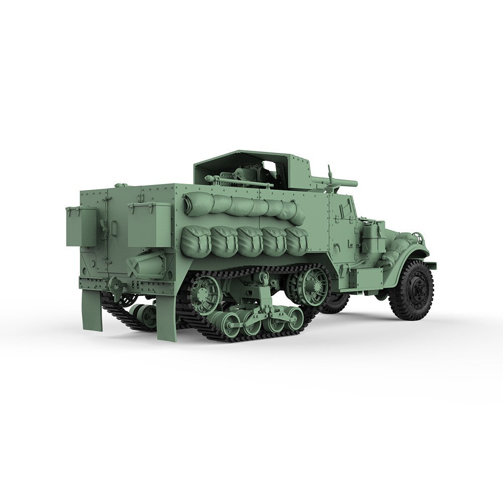 SSMODEL SS87551 1/87 Military Model Kit US M3 Multiple Gun Motor Carriage