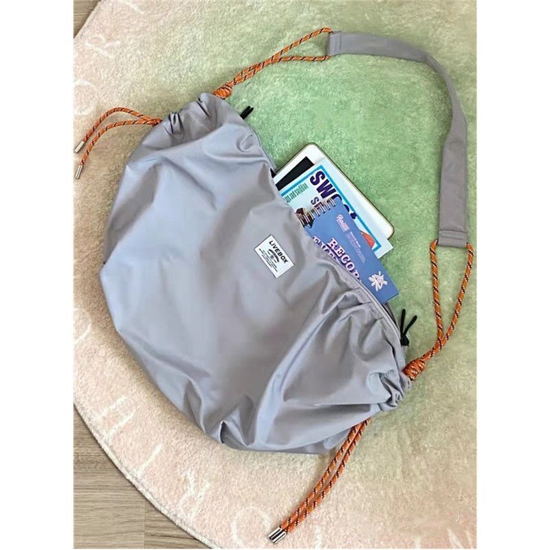 Nylon Big Tote Bag Lightweight Large Handbag Shopping Crossbody Purse 50*12*26CM