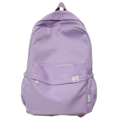 Cotton Bag Fabric Student Backpacks School Bag Fashion Backpack 29*13*43CM Green