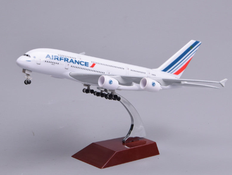 20CM AIR FRANCE AIRBUS A380 Passenger Aircraft Plane Diecast Airplane Model