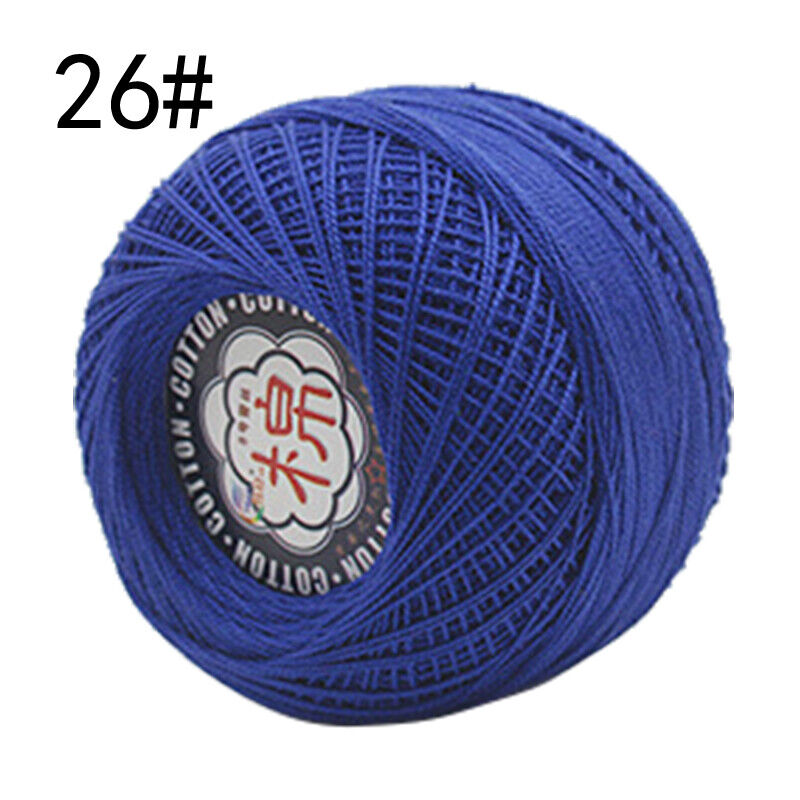 Hot Sale 50g Soft Cotton Thread Yarn Knitting Crochet Lace Embroidery Yarn