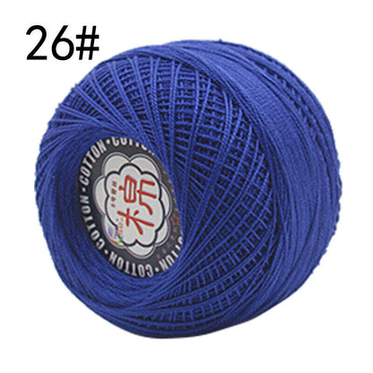 Hot Sale 50g Soft Cotton Thread Yarn Knitting Crochet Lace Embroidery Yarn