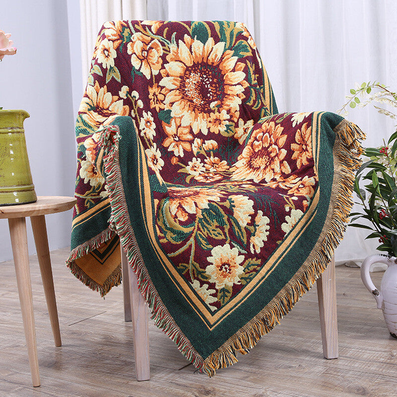 Universal Thick Cotton Sofa Throw Rug Couch Lounge Sofa Blanket Bed Sheet