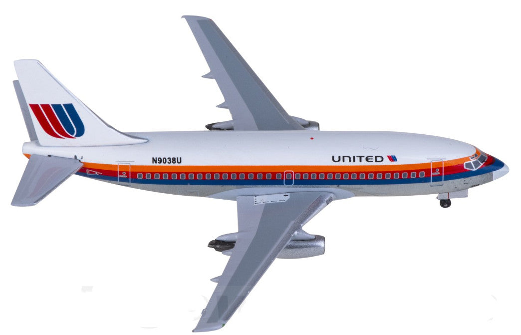 1:400 AeroClassics United Airlines B737-200 Passenger Airplane Diecast Model