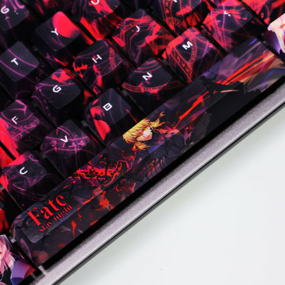 New 108 Keys Anime Fate/stay Night Keycap Set for Mechanical Keyboard Fast Ship