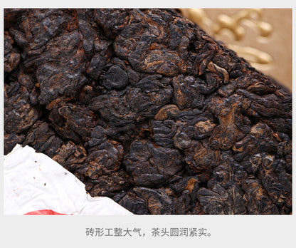 2018 Haiwan Old Comrade 9908 Ripe Pu-erh Lao Cha Tou Old Brick Shu Puer Tea 500g