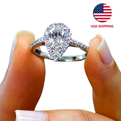 Anillo De Acero Inoxidable Para Mujer Woman Boda Fiesta Sortija De Gift Jewelry