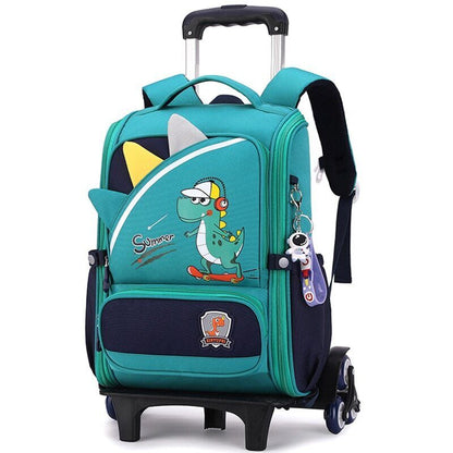 School Bag Wheels School Trolley Backpack Girls Wheeled Backpack School Bags
