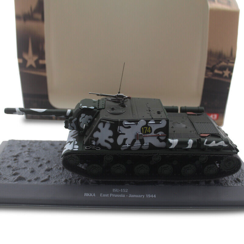 1/43 Soviet Union ISU-152 RKKA Heavy Self-propelled Assault Gun Alloy Tank Model