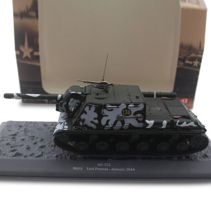 1/43 Soviet Union ISU-152 RKKA Heavy Self-propelled Assault Gun Alloy Tank Model