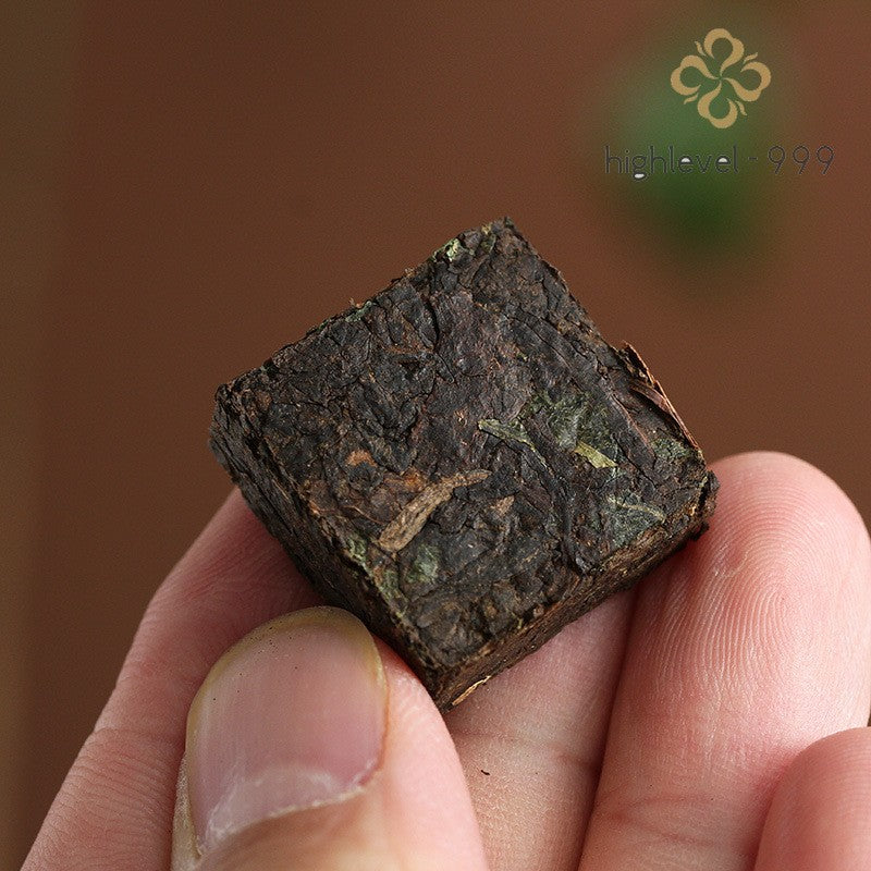 500g Ripe Puer Square Brick Nuomixiang Menghai Yunnan Big Tree Compressed Tea
