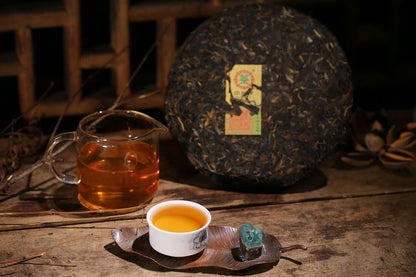 2018 CHINATEA BAN PEN Pu erh Tea Cake,QIZI RAW Pu'er OLD TREE tee 中茶班盆,357g