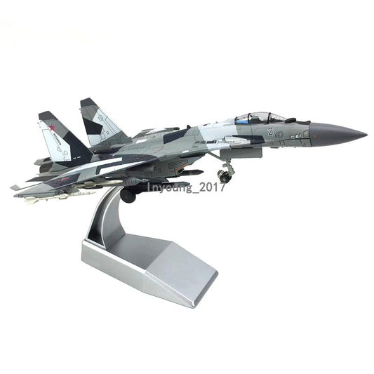 1/100 SU-35 Super Flanker 2014 Russian Air Force Fighter Diecast Airplane Model
