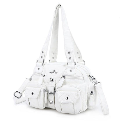 Women Small Handbags Satchel Handbag Synthetic Shoulder Bag 8”x11” Shoulder Bags