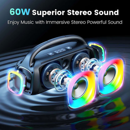 RGB Bluetooth Party Speaker 60W - JYX D19