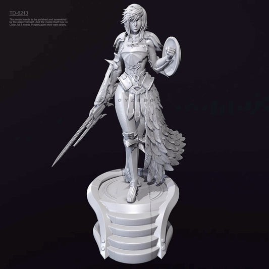 1/24 resin figure model kit Final Swordsman Female Warrior Unassembled unpainted