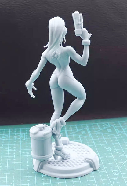1/18 resin figure model Fantasy Galaxy Female Warrior Unassembled Unpainted