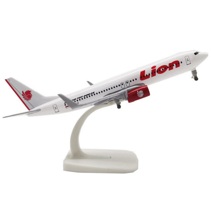 1:350 Diecast Alloy Lion Air B737 Airplane Aircraft Model Souvenir Collection