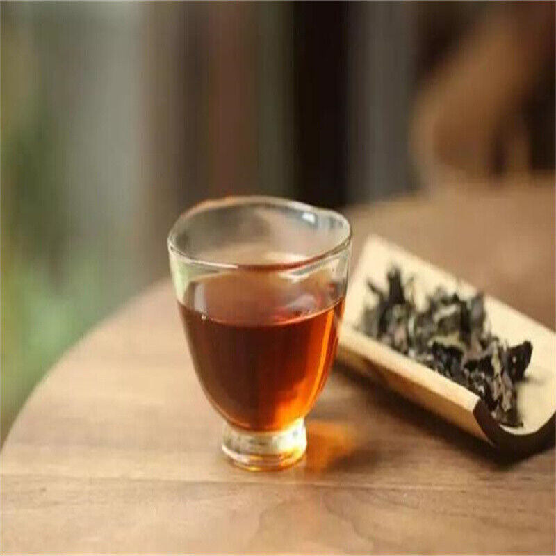 Yunnan Lincang Iceland Rhyme Big Tree Ripe Tea Handcrafted Aged Pu'er Tea 357g