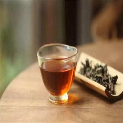 Yunnan Lincang Iceland Rhyme Big Tree Ripe Tea Handcrafted Aged Pu'er Tea 357g