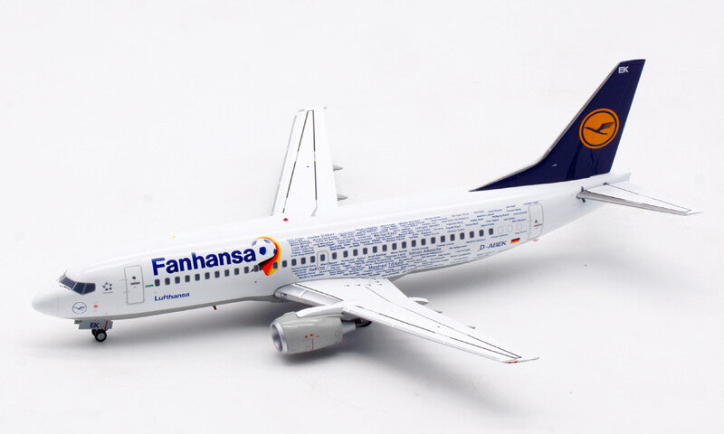 1:200 JC Wings Fanhansa BOEING 737-300 Passenger Airplane Diecast Aircraft Model
