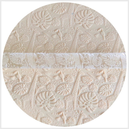 Rolling Pin Acrylic Giraffe Rainforest Non-Stick Fondant Cake Roller Baking Tool