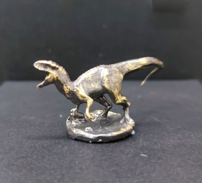 Black Brass Dinosaur Statue Animal Beast Figurine Tyrannosaurus